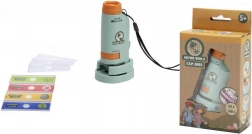 Kieszonkowy mikroskop ze światłem 60–180x