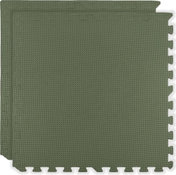 Mata piankowa HUMBI 120×60, duże wodoodporne puzzle, bezpieczna, 2 szt., khaki