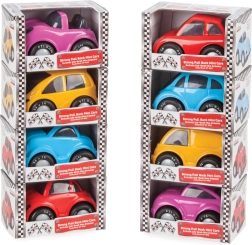 Plastikowy samochód ściągający do tyłu dla najmłodszych