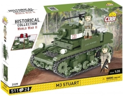 Klocki czołgu M3 Stuart – 511 elementów