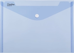 Koperta z zatrzaskiem A4 OPALINE, niebieska (opakowanie 5 szt.)