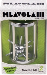 Metalowa łamigłówka JEŻYK W KLATCE