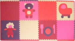 Piankowe puzzle dla dziewczynek z brzegami