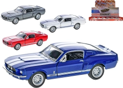 Metalowy model samochodu Ford Shelby GT500 1967 1:38 z otwieranymi drzwiami i mechanizmem pull-back
