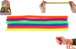 Antystresowa rozciągana silikonowa zabawka 27 cm, 6 kolorów, 60 szt. w pudełku