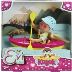 Lalka Evi Love z kajakiem i akcesoriami