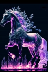 Diamentowe malowanie Duch konia 30x40 cm