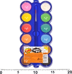 Farby wodne z pędzelkiem 12 szt.