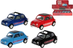 Metalowy model auta FIAT 500 1:24 z napędem typu pull-back