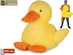 Pluszowa kaczka Plush Friends 100 cm – duża miękka zabawka dla dzieci i dorosłych