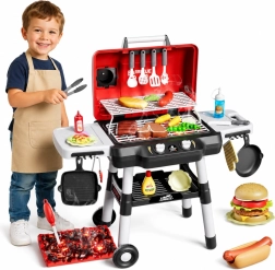 Woopie dziecięcy interaktywny grill ogrodowy z efektami pary i 31 akcesoriami