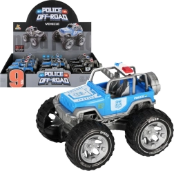 Terenowy policyjny samochód – monster truck 13 cm