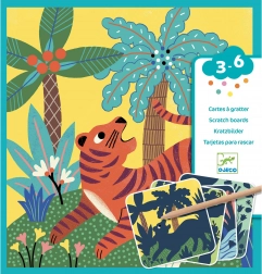 Zdrapki Obrazy Dżungli Zwierzęta Djeco