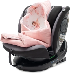 Ocieplony rożek do fotelika samochodowego New Baby pink