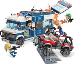 Klocki Mine City Policja Porywacze Złapani