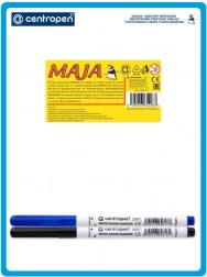 Centropen Zmazywalna tablica A5 dwustronna z 2 markerami