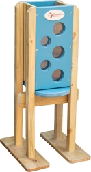 Drewniany panel piaskowy do piaskownicy CLASSIC WORLD żółty od 3 lat