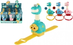 Projektor na nadgarstek z dinozaurami dla dzieci, plastik, 11 cm, 3 kolory