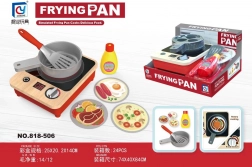 Drewniana dziecięca kuchenka z akcesoriami