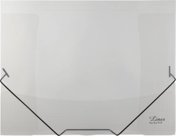 Przezroczysta teczka z gumką Lines