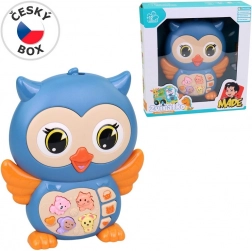 Pianinko Sowa ze światłem i muzyką