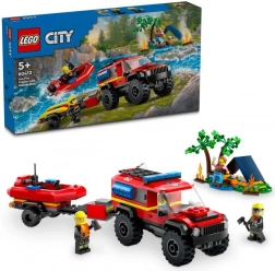 LEGO City terenowy wóz strażacki z łodzią ratunkową