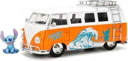 Figurka Stitch 4 cm i model Volkswagen T1 1:24 od Jada Toys