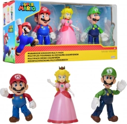 Figurki Super Mario: Mario, Luigi i księżniczka Peach 12 cm