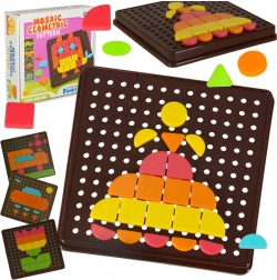 Mozaikowa kreatywna układanka figury geometryczne 170 elementów