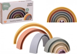 Układanka tęcza Happy World z bioplastiku