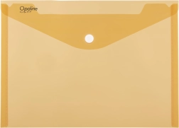 Koperta na dokumenty z napem A4 Opaline pomarańczowa z polipropylenu 180 mikronów (opakowanie 5 szt.)