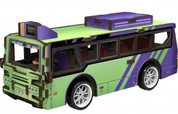 3D drewniane puzzle Autobus