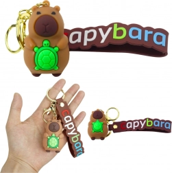 Brelok Kapibara z żółwiem