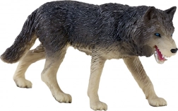 mojo figurka wilk szary – realistyczny ręcznie malowany model