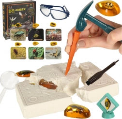 Edukacyjny zestaw archeologiczny - Owady w bursztynie