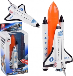 Kosmiczny statek z rakietą efekty świetlne i dźwiękowe