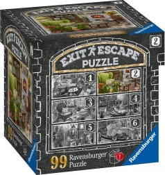 Ravensburger gra ucieczki EXIT puzzle Nawiedzony Dwór: W salonie 99 elementów