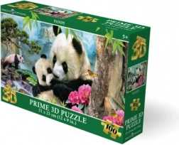 Puzzle 3D z pandami
