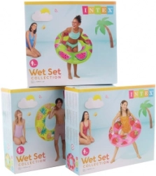 Nadmuchiwana koło pływackie z uchwytami 107cm