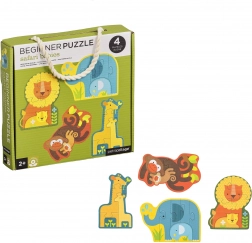 Petit Collage Pierwsze Puzzle Młode Zwierzęta Safari