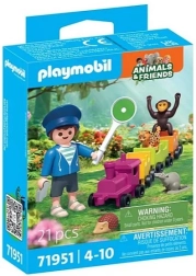 Playmobil Animals & Friends wycieczka pociągiem ze zwierzątkami