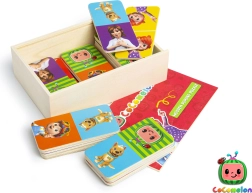 Drewniane domino CoComelon