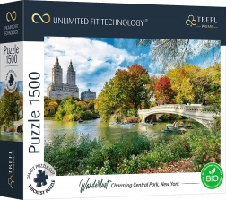 Puzzle TREFL UFT Wanderlust: Magiczny Central Park, Nowy Jork – 1500 elementów