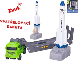 Ciężarówka z napędem inercyjnym i rakietą z wyrzutnią, dźwięki