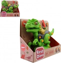 Dinozaur do samodzielnego złożenia z bateriami