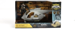Wojskowy helikopter z figurką i akcesoriami