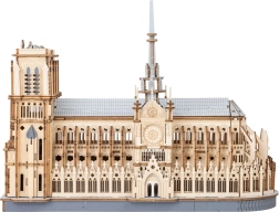 RoboTime drewniane puzzle 3D katedry Notre-Dame w Paryżu