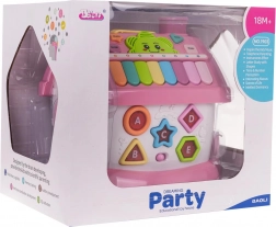 Interaktywny edukacyjny domek dla dzieci – Różowy