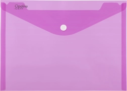 Koperta z zatrzaskiem A4 OPALINE różowa