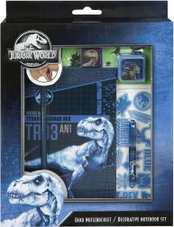 Kreatywny zestaw notatników z motywem JURASSIC WORLD